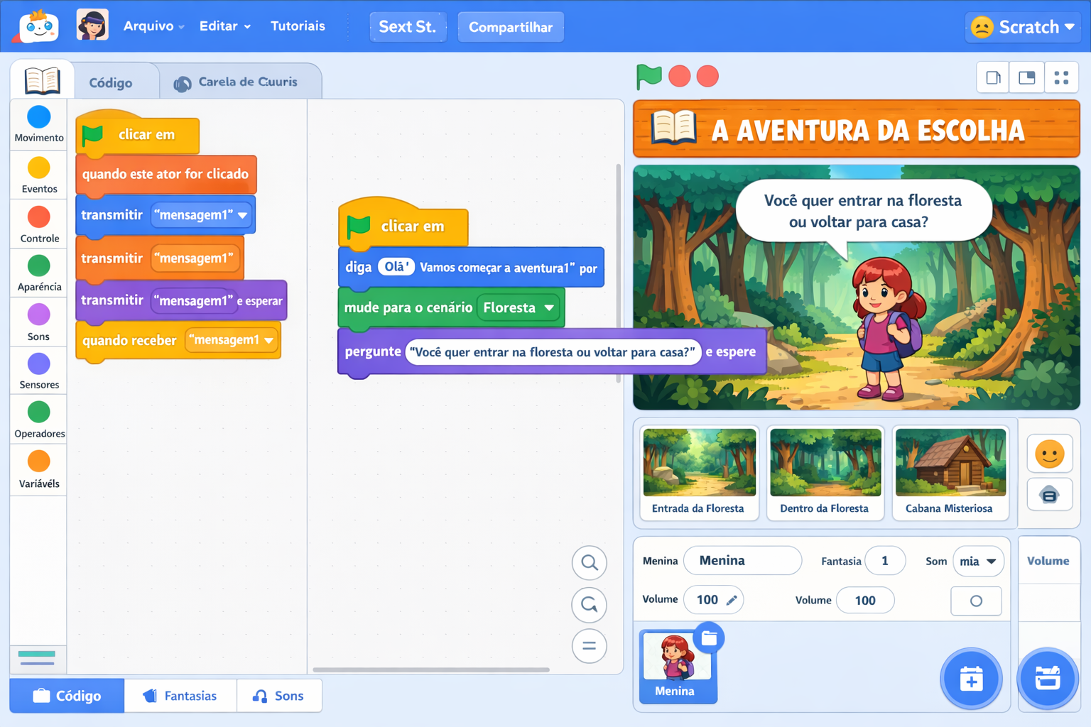 A Aventura da escolha