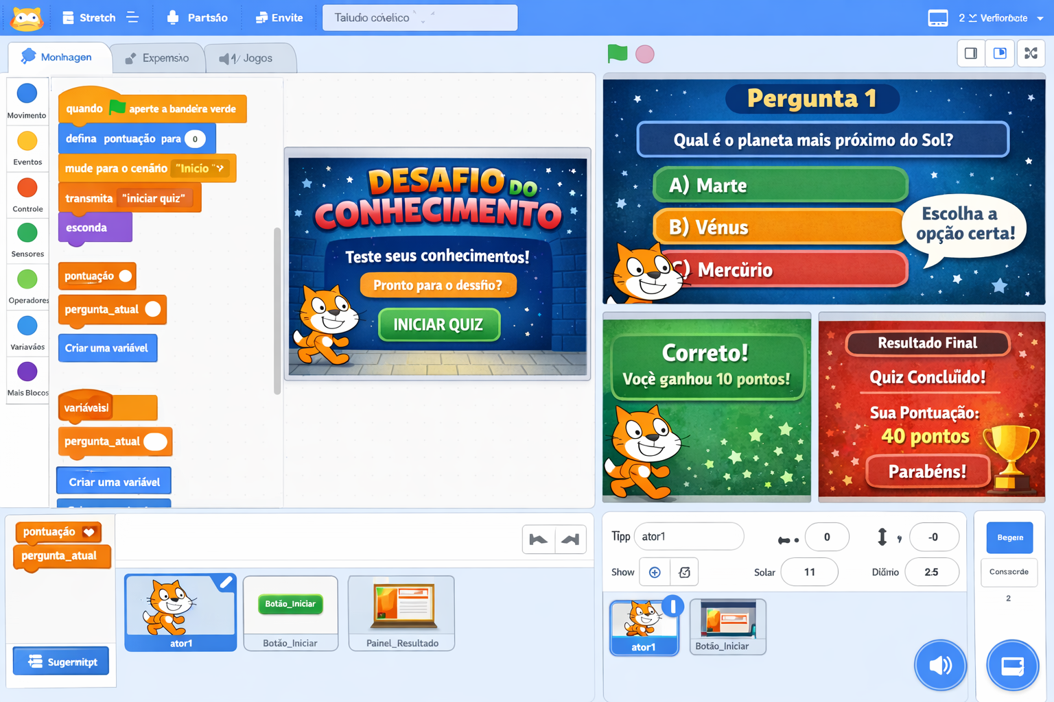 Desafio do conhecimento